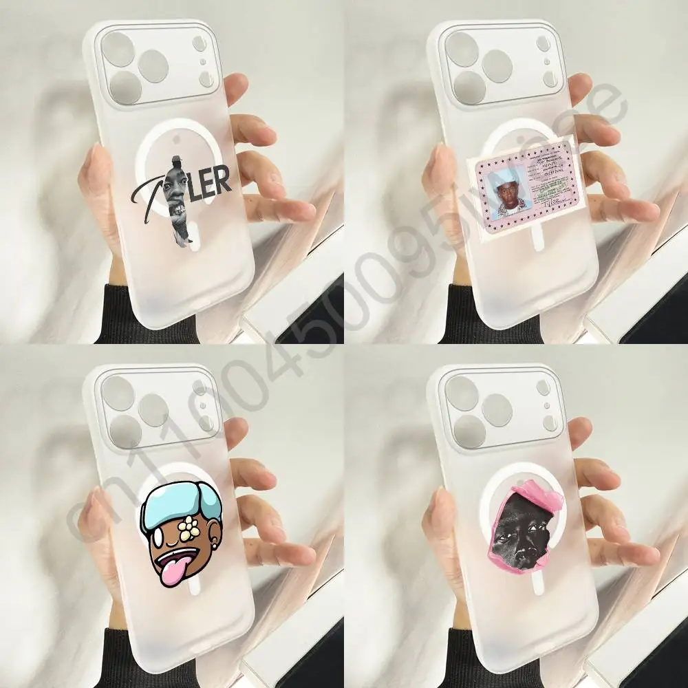 

Singer T-TYLER THE CREATOR Phone Case For iPhone 11,16,15,14,13,17,12,Plus,E,Air,Mini,Pro,Max Magnetic Magsafe Soft Cover