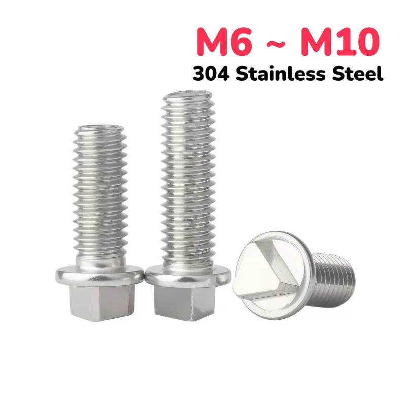 Security Screws M6 M8 M10 304 Stainless Steel Outer Anti Theft Bolts Length 16~50 Mm