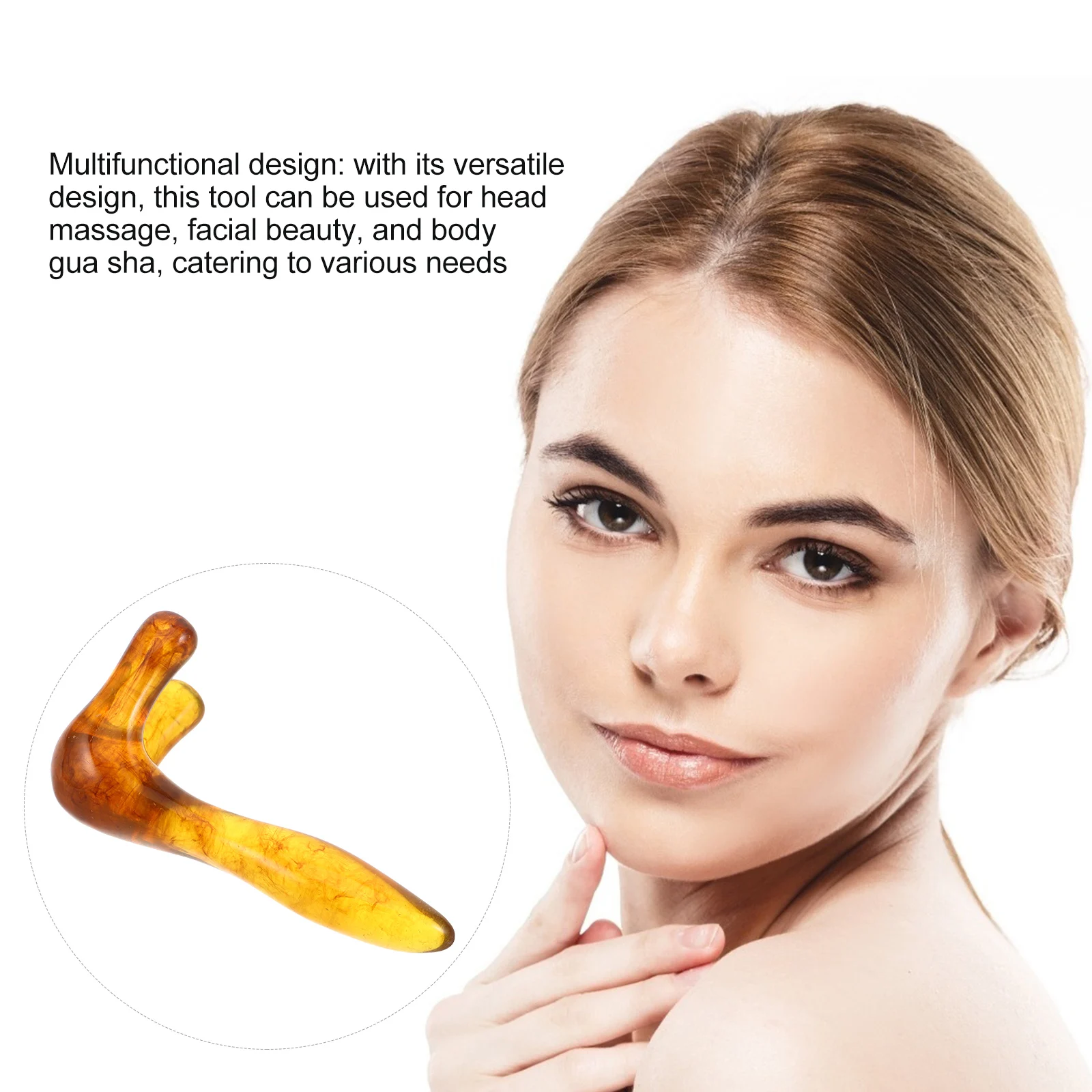 

Nose Scraper Facial Face Sculpting Tool and Massager Handheld Meridians Tools Guasha