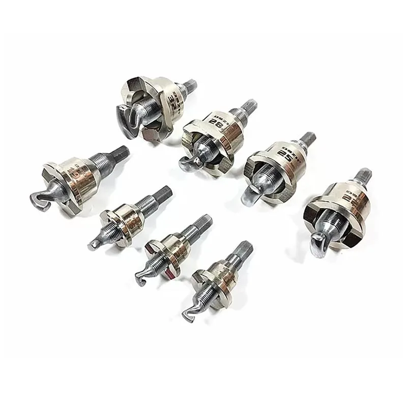 T800 Copper Tube T-hole Puller Reducer Welding Hard Copper Material Durable Refrigeration Tool Portable10-32mm Tee-extractor Set