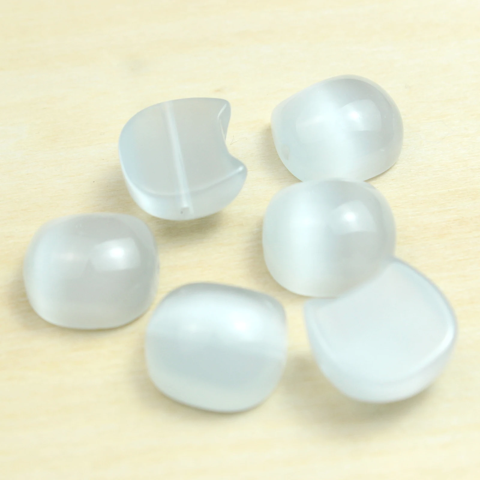 1 Piece 14X16MM Cat Head Beads Natural Crystal Cute Stone Charm Pendant for Jewelry Making Diy Necklac Bracelet Accessory view 2