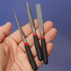 Small Steel Files Needle Flat File for Stone Glass Metal Carving Craft Needle Filing Woodworking Hand Tool Set Carpentry Tools