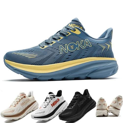 NOKA Men's Max Cushioned Walking & Running Shoes (navy blue)