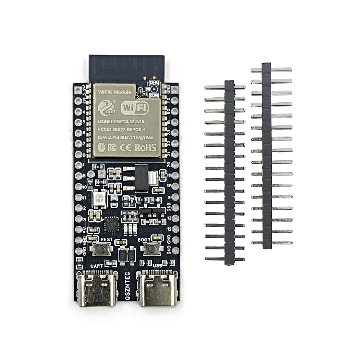 ESP32-C6 16 メガバイトフラッシュ ESP32 WiFi + Bluetooth モノのインターネット ESP 開発ボードコアボード ESP32-C6-DevKit N16 Arduino 用