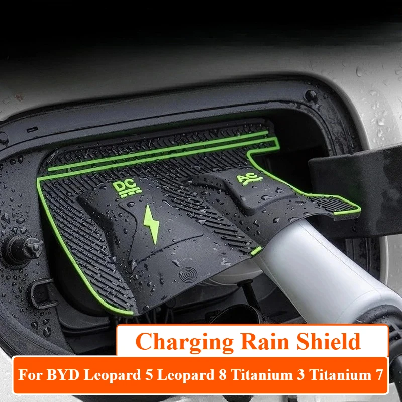 

For BYD Leopard 5 Leopard 8 Titanium 3 Titanium 7 Car Charging Port Waterproof Protector Cover Auto Charging Gun Rain Cover