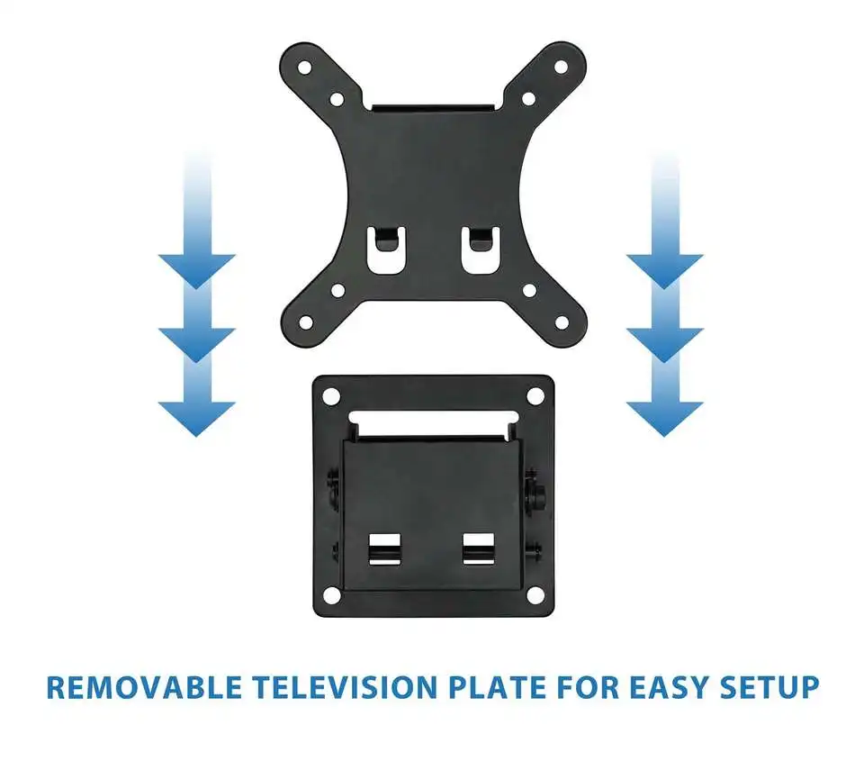 High-end Fixed TV Mount Bracket With 13KG Loading Capacity Sliding 70 100mm VESA 10-26 inch Tablet TV VESA Bracket 17mm to Wall