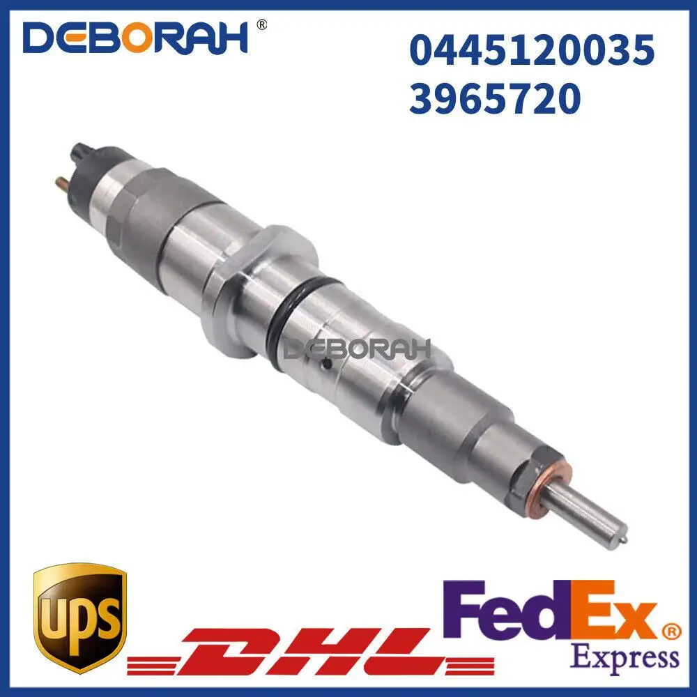 Fuel injector 0445120035 0445-120-035 3965720 For Cummins Diesel Engine 8.3L