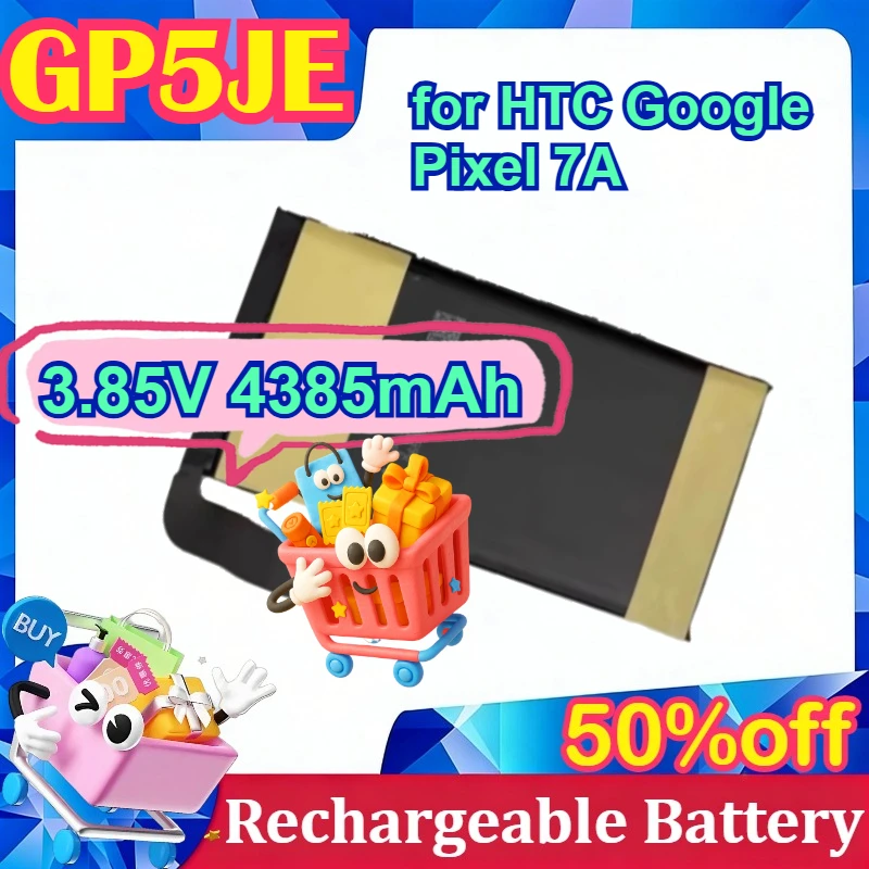 

GP5JE 3.85V 4385mAh High Quality Replacement Battery for HTC Google Pixel 7A with Repair Tools