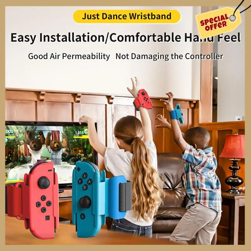 

Stable Performance-18 In 1 Accessories Kit For Nintendo Switch Sports Games, Tennis Rackets, Grips Golf Clubs, Wristbands Leg St