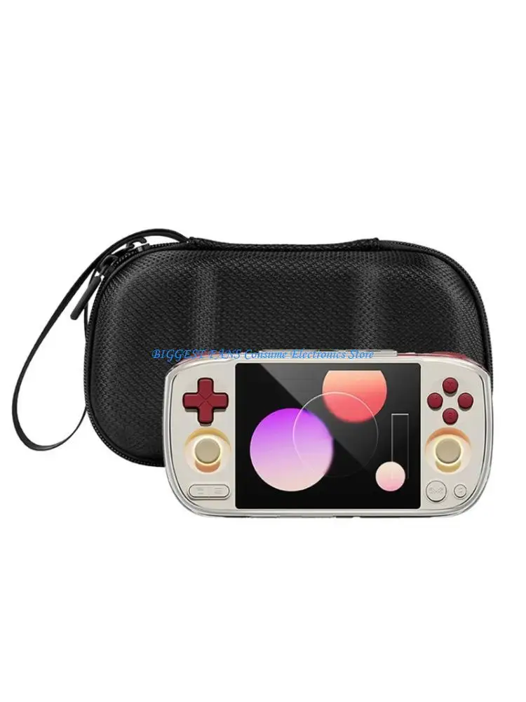 F68B Game Console for AYANEO Mini Scratchproof Carrying Case Shockproof Storage Bag Hard Case with Pocket