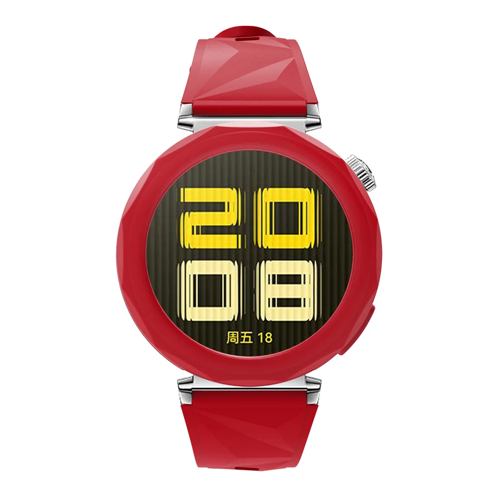 สําหรับนาฬิกา Huawei GT 5pro 42 มม.+ สายนาฬิกาคุณภาพสูงทนทานและสายซิลิโคนอ่อนนุ่มแยกสายรัดข้อมือตกแต่ง