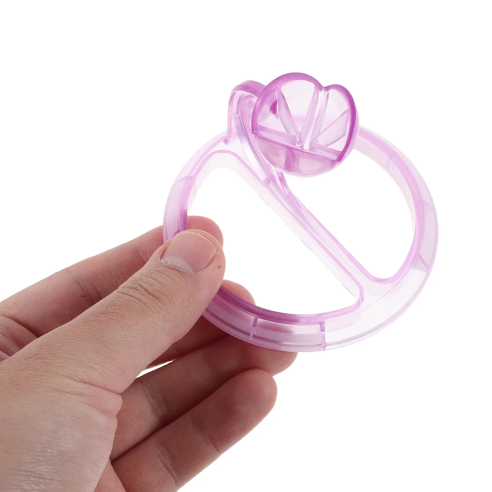 

3pcs Display Stand Plastic Puzzle Riser Base Purple For Speed Cubes Fidget Collection Cube Holder Pedestal Display