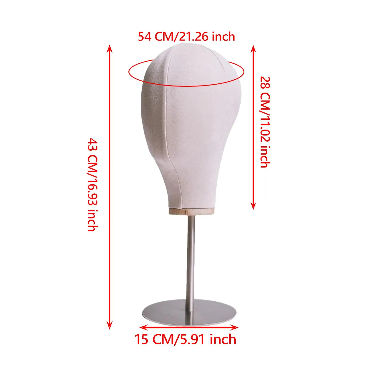 Multifuncional manequim cabeça modelo, chapéu Display Stand, peruca acessório, aço inoxidável Base