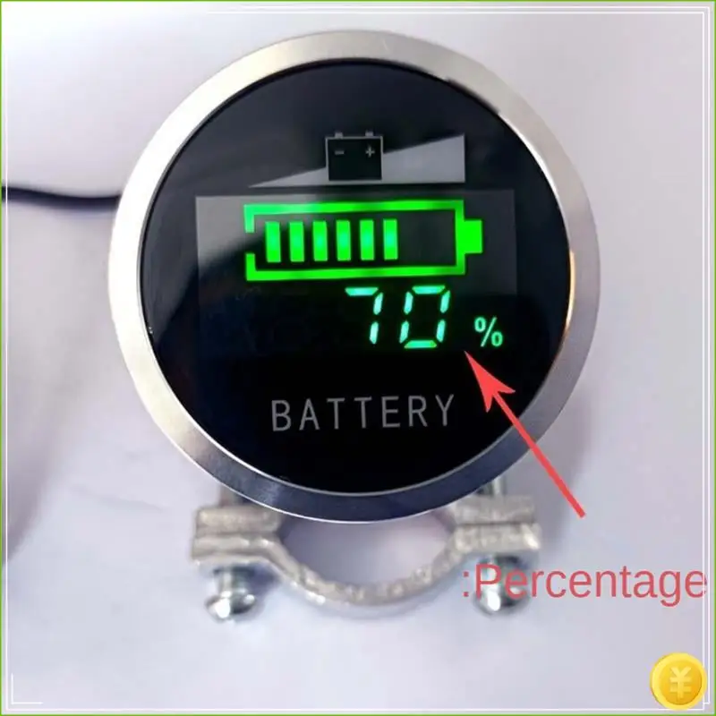 

DC6-120V Измеритель свинцово-кислотной батареи Индикатор емкости батареи Светодиодный цифровой вольтметр