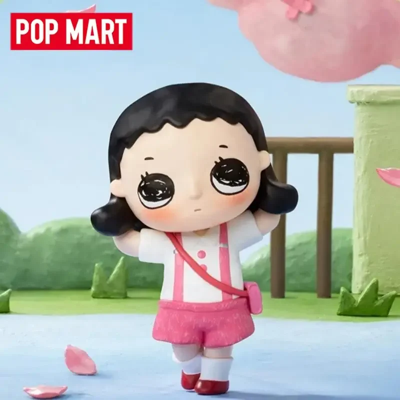 POP MART Nyota Chibi Maruko Chan Series Trendy Blind Box Toys Mystery Box Mistery Action Figure Surprise Cute Model Gift