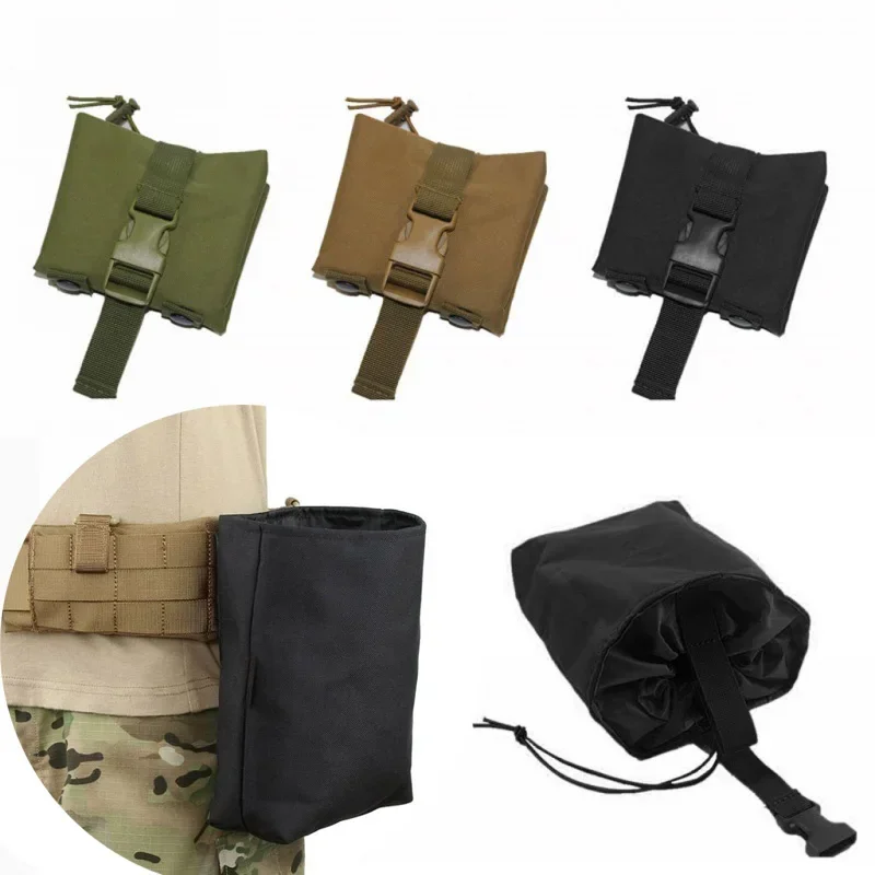 

Складная тактическая кобура Molle Magazine Dump Drop Pouch, складная кобура для восстановления, страйкбольный пистолет, боеприпасы, сумка EDC для охоты