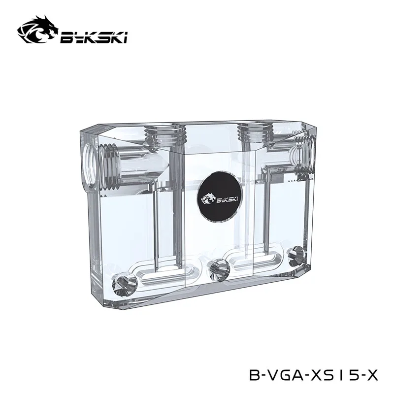 

Bykski Acrylic L Type Graphics Card Thin Modify Module,Suitable Narrow Computer Case Water Cooling Loop Build,B-VGA-XS15-X