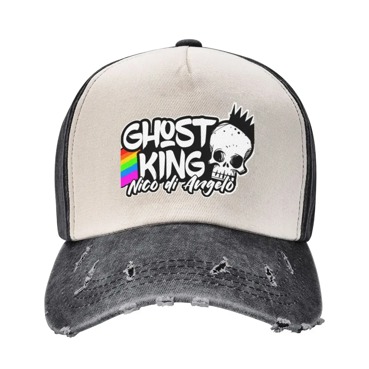 

Copy of Percy Jackson - Solangelo Ghost King Nico di Angelo Baseball Cap Sunscreen western Hat Big Size Hat For Women 2025 Men's
