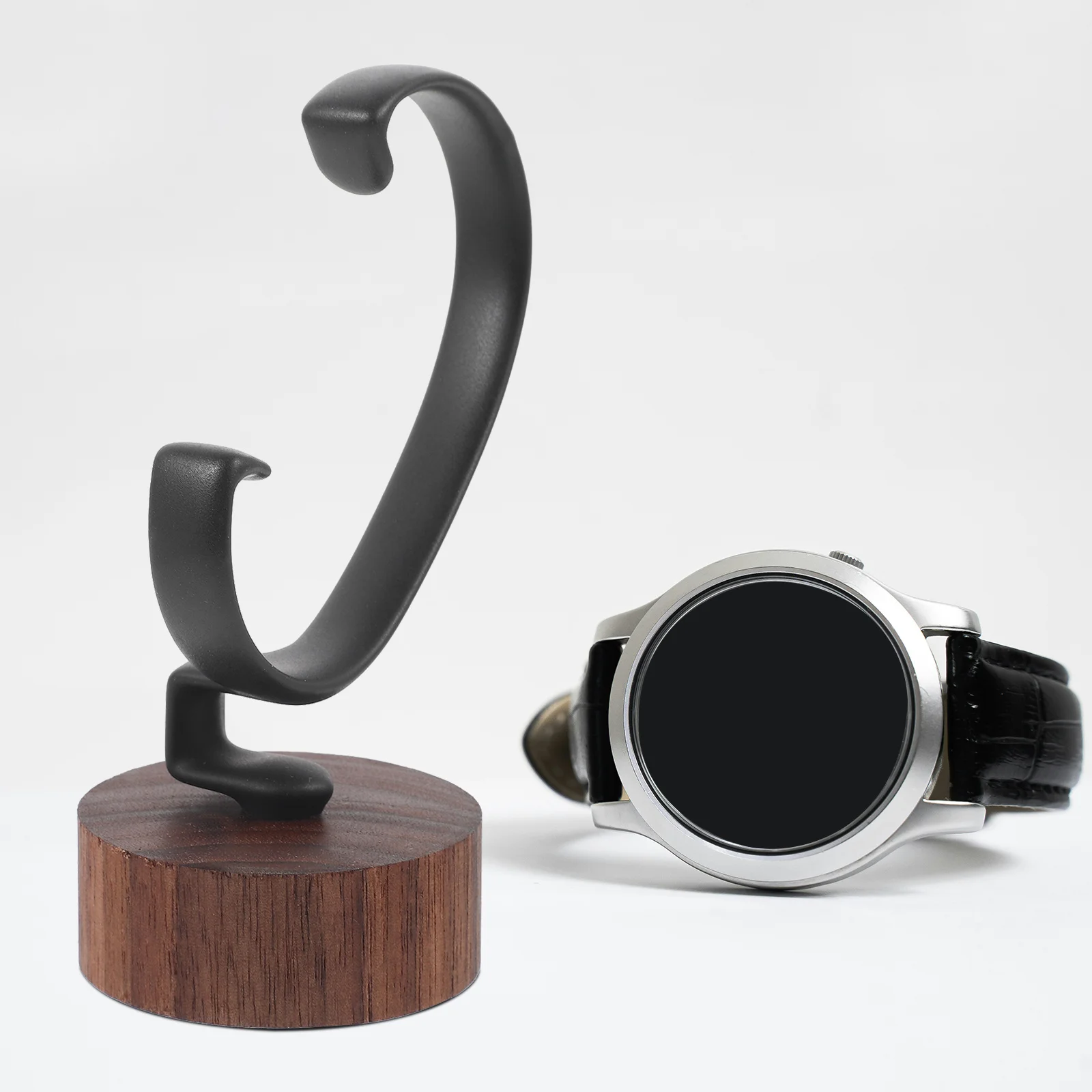 

1pcs Watch Display Stand Holder Wooden -Shaped Loop Design For Scratch Display Stand For Watch Storage