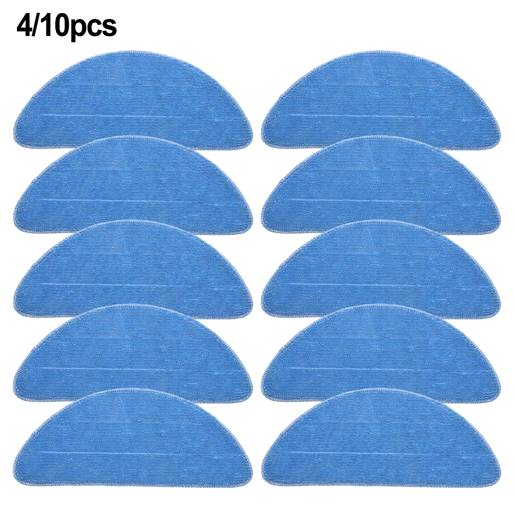 4/10 Pack Microfiber Rags For Nedis WIFIVCB02 Robot Vacuum Cleaner Washable Cleaning Cloth Dry And Wet Pad Floor Cleaning