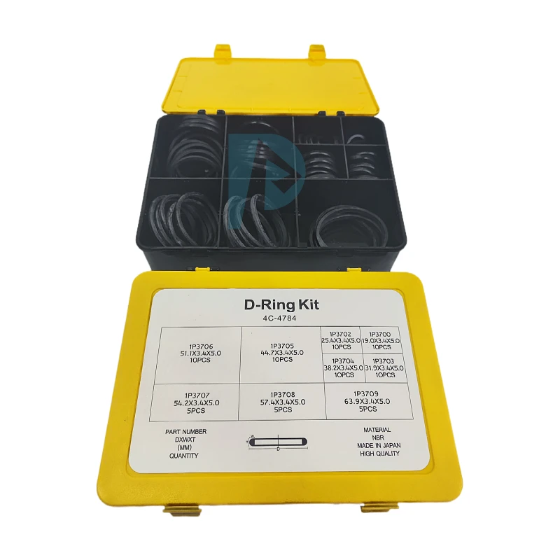 

Комплект D-образных колец для аксессуаров 4C-4784, комплект уплотнений для D-образных колец для экскаватора 4C4784