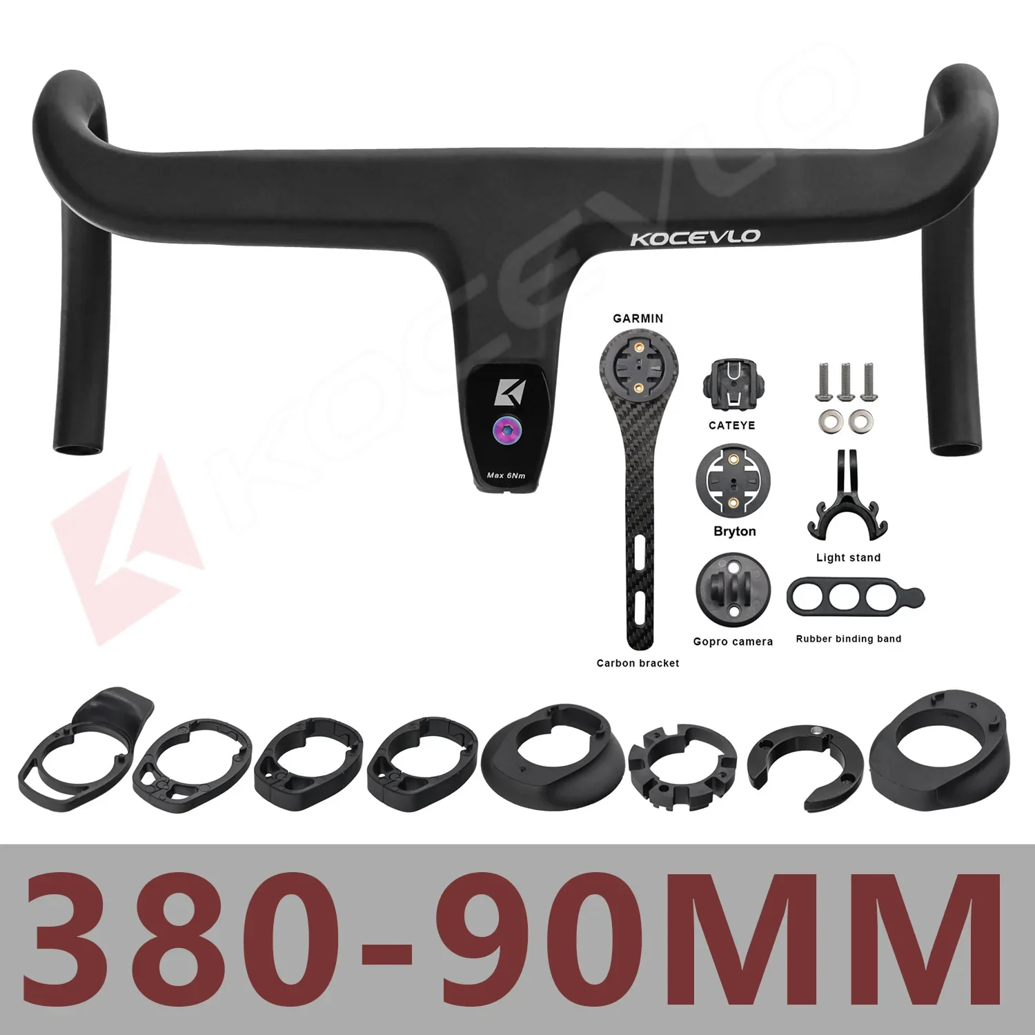 Kocevlo-一体型カーボンバイクハンドルバー、公式ロードバイク、内部