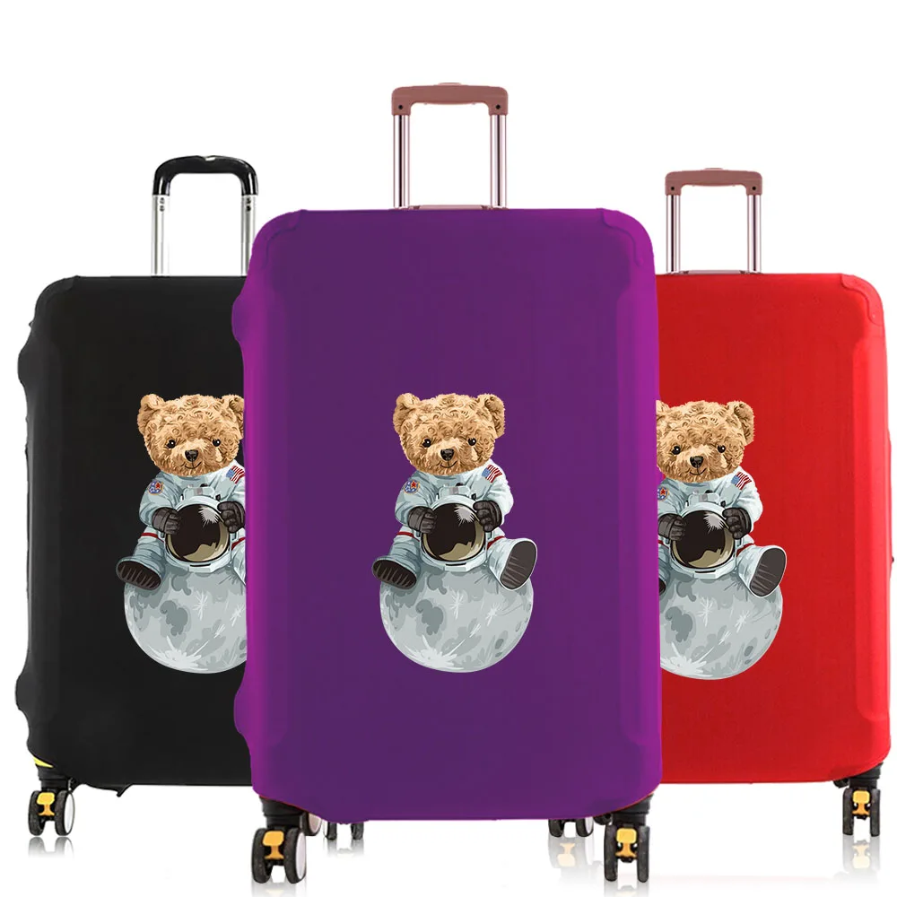 

Luggage Cover Suitcase Protector Case Dust for 18-30 Inch Travel Accessories Elastic Trolley Baggage cover Bear Pattern series