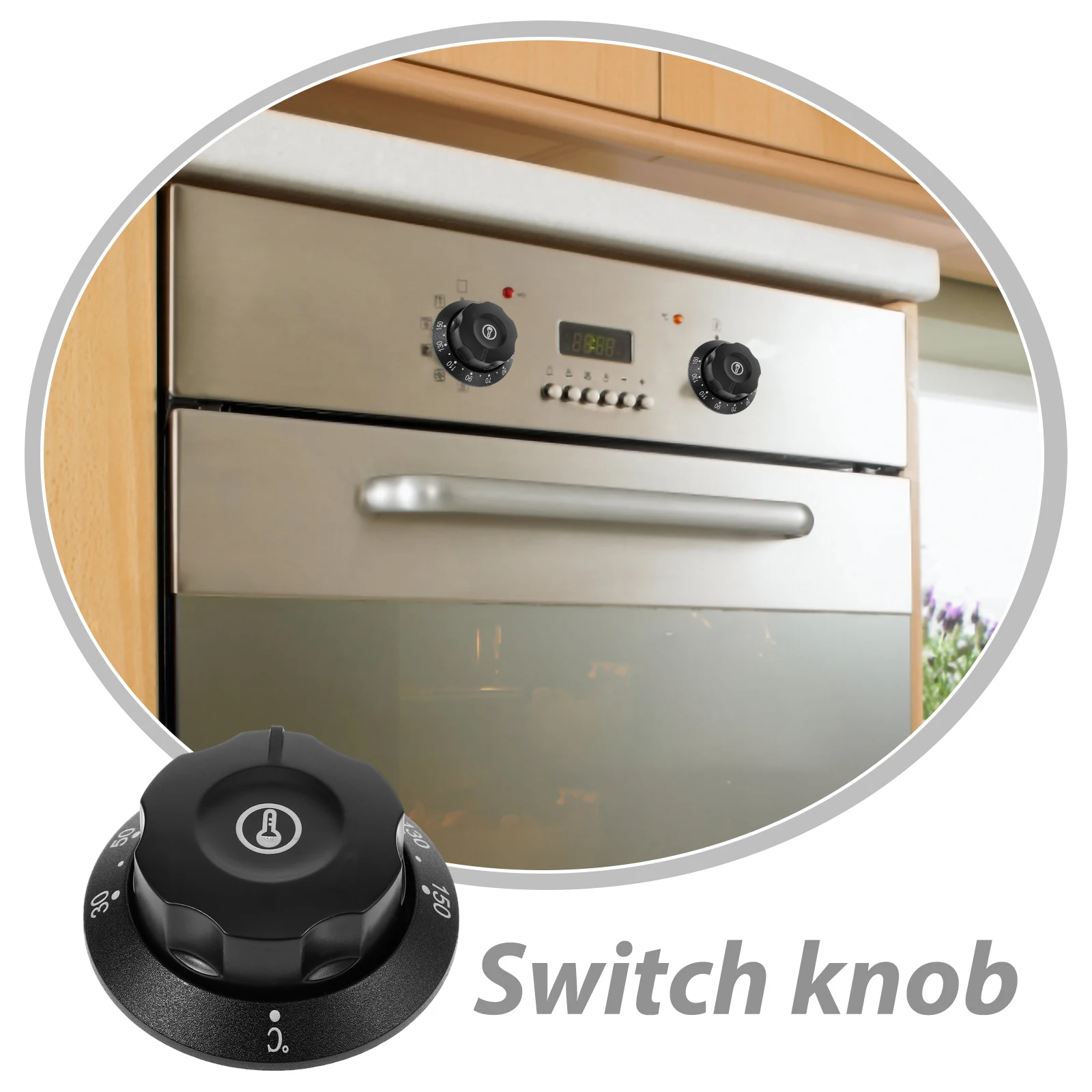 

Thermostat Cover Fryer Microwave Oven Knobs Temperature Dial Replacement 150 Degrees Universal Fit Range Knob