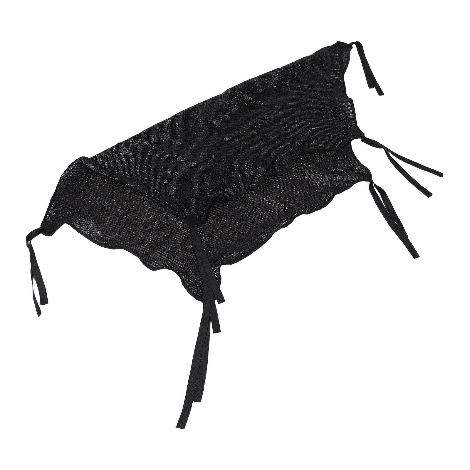 Heavy Duty Outdoor Trampoline Canopy 6Ft Uv Resistant Sunshade Net Weatherproof Canopy Cover Shade Cloth Trampoline Shade