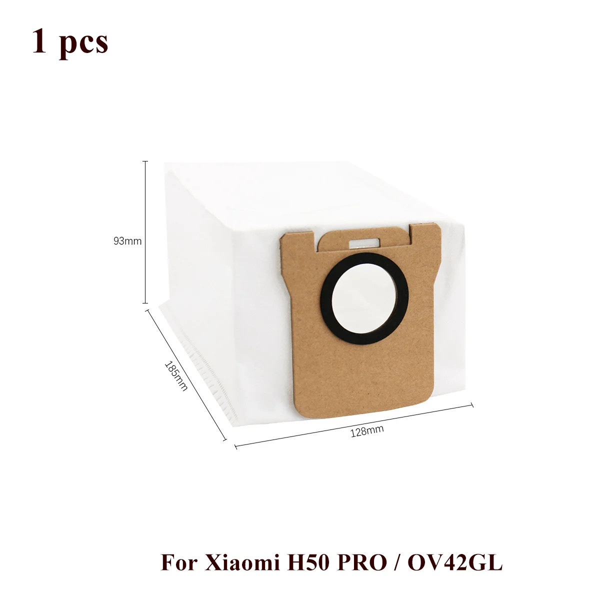 Staubbeutel für Xiaomi Roboter-Staubsauger H50 PRO/OV42GL, Ersatzteile für Roboter-Staubsauger 5 Pro/OV21CN/X10 Plus/X20 Plus/M30S/M30. – Detail 1