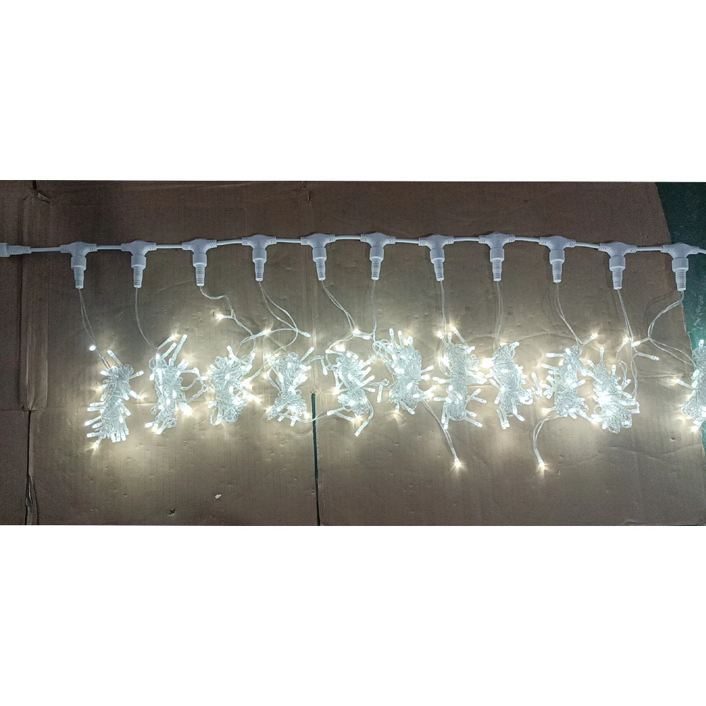 

Factory Outlets String Decorative Christmas Wholesale Fairy Icicle Waterproof Home Decorations Waterfall Led Curtain Lights