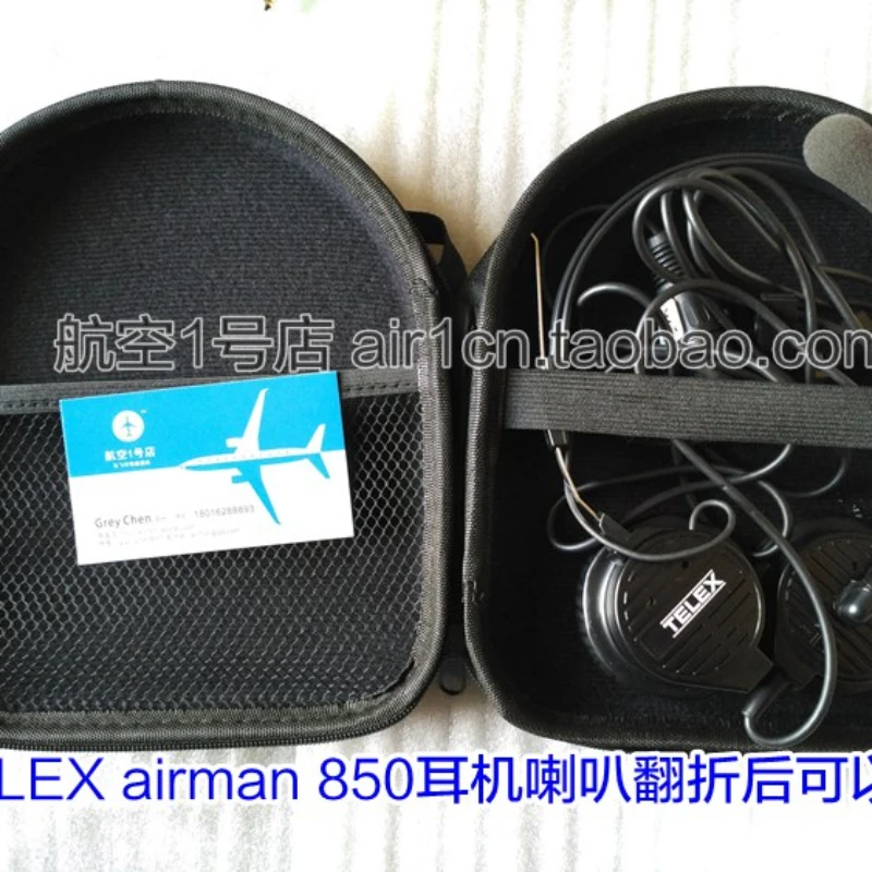 

Pilot Aviation Earphones Telex Airman 750 850 Headphone Pack Headset Case