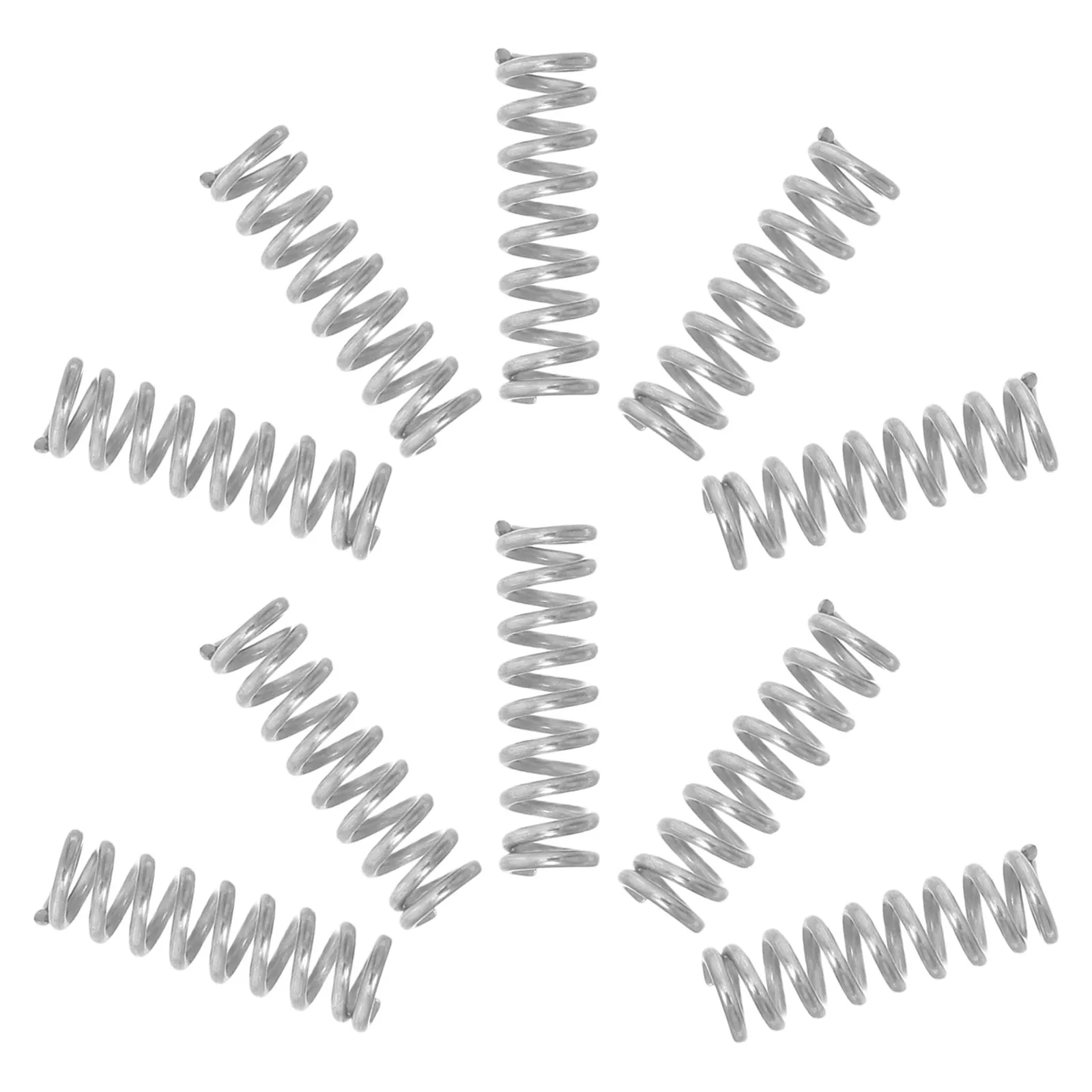 10Pcs Ballpoint Pen Spring Replacement Stainless Steel Mini Compression Springs Click Mechanism Wire Springs for Pen Repair DIY