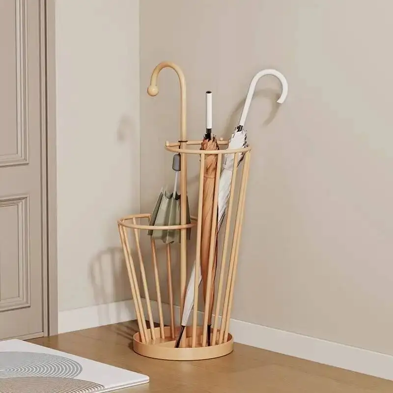 

Umbrella Storage Rack Large Capacity Commercial Iron Umbrella Bucket Household Floor-Standing Creative Door Umbrella Storage