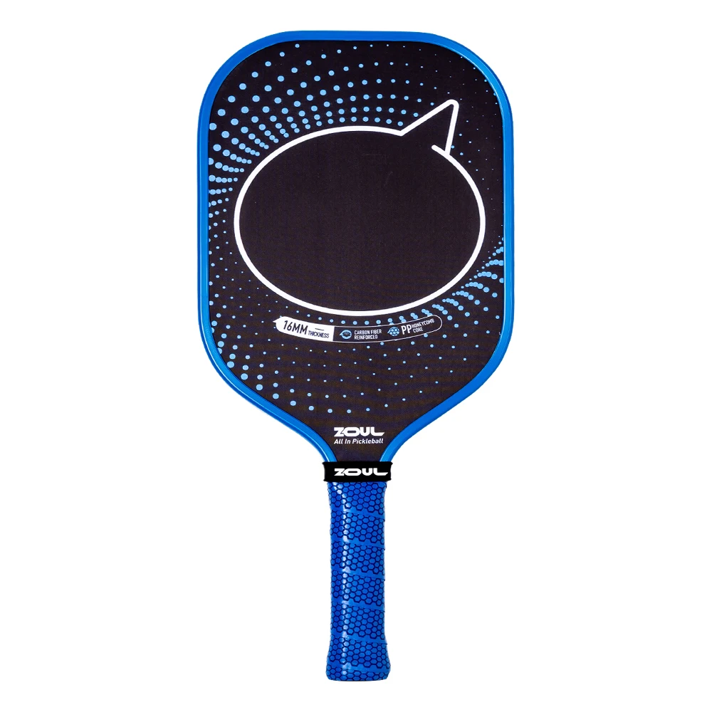 Zoul Pickleball Racket T700 Carbon Fiber 16mm Durable Customized Professional-Grade All-Round 225g 40-Hole Racket For Match