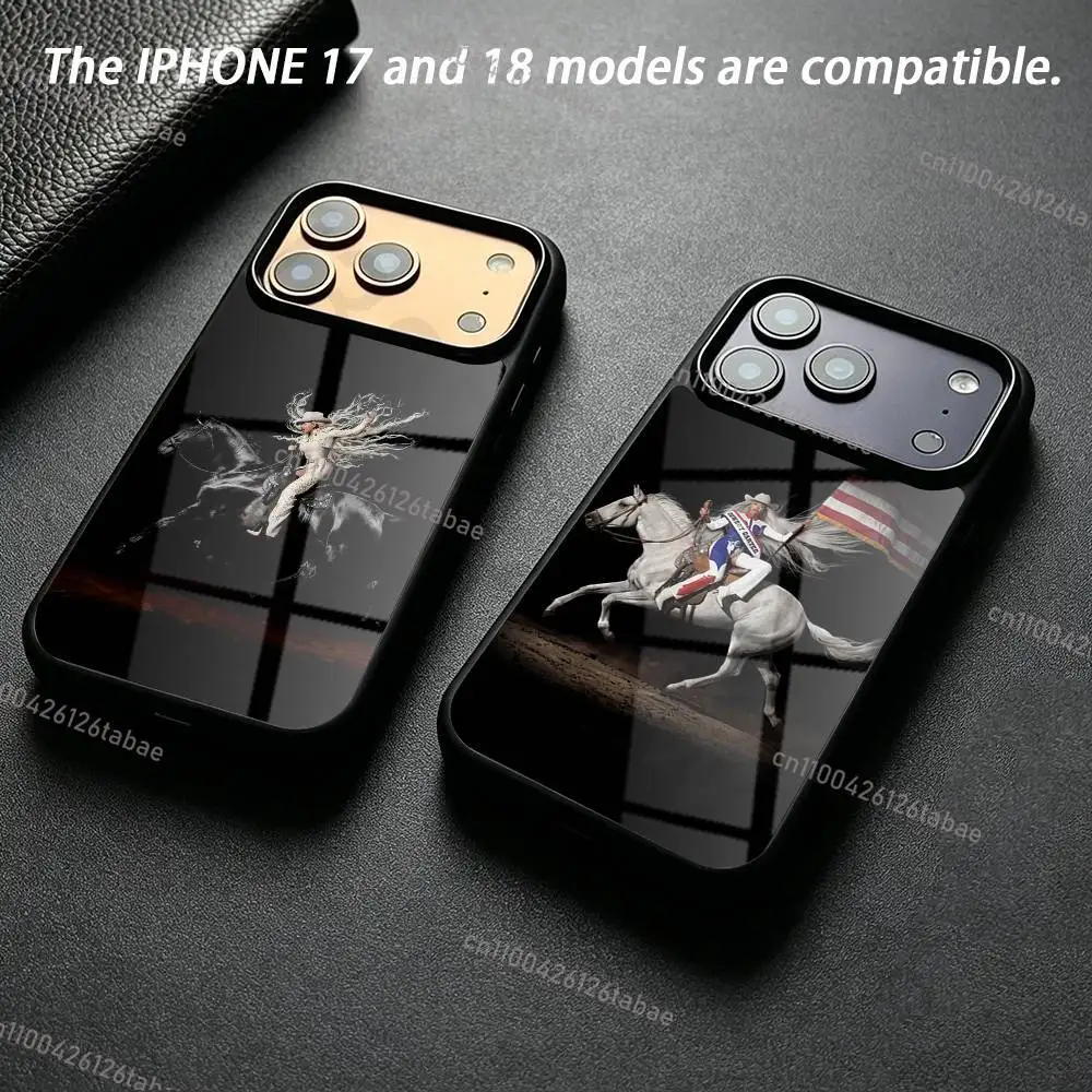 Singer B-Beyonce Cowboy Phone Case Magnetic Wireless Charge For IPhone 18 17 16 11 12 13 14 15 Pro Max Plus Mini
