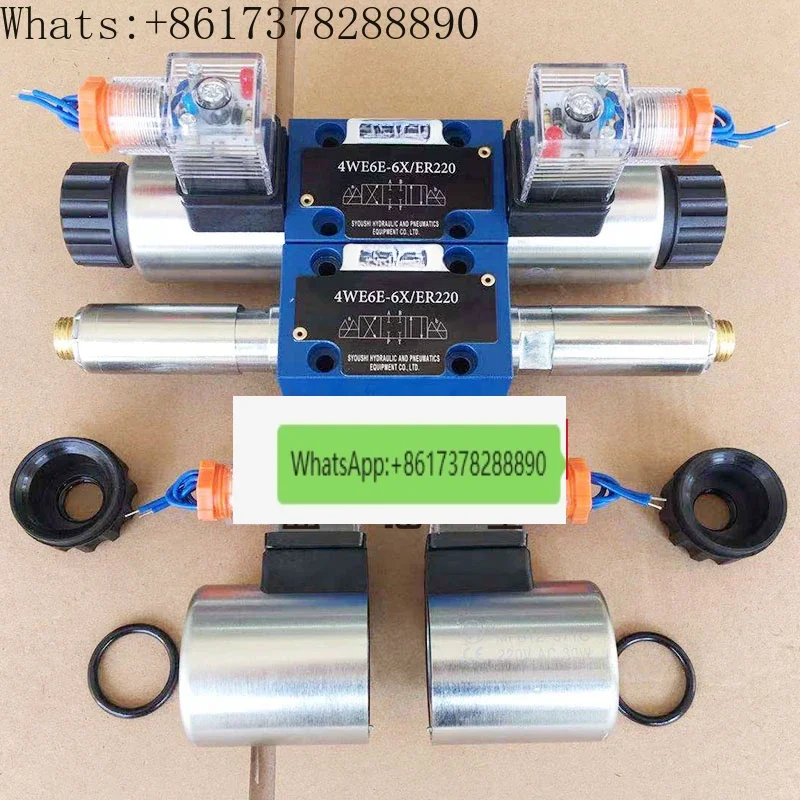 Electromagnetic valves 4WE6E-6X/ER220,4WE6E60/SG24N9K4/V, 4WE60/AG24