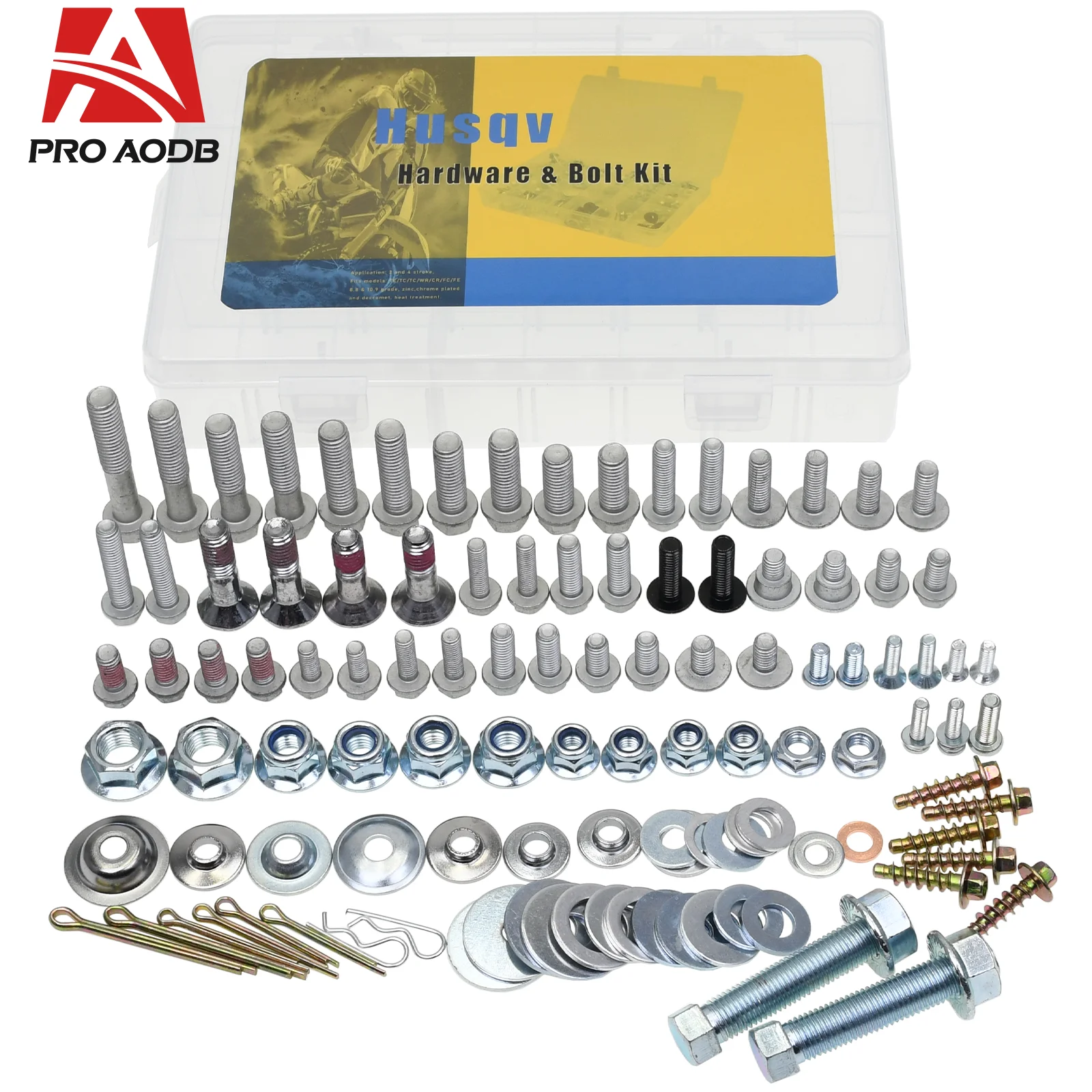 Full Exterior Plastic Panel Fastener Bolt Nut Clip Kit Fit Husqvarna FC FE FX TE Off Road Dirt  Replacement Hardware Accessories