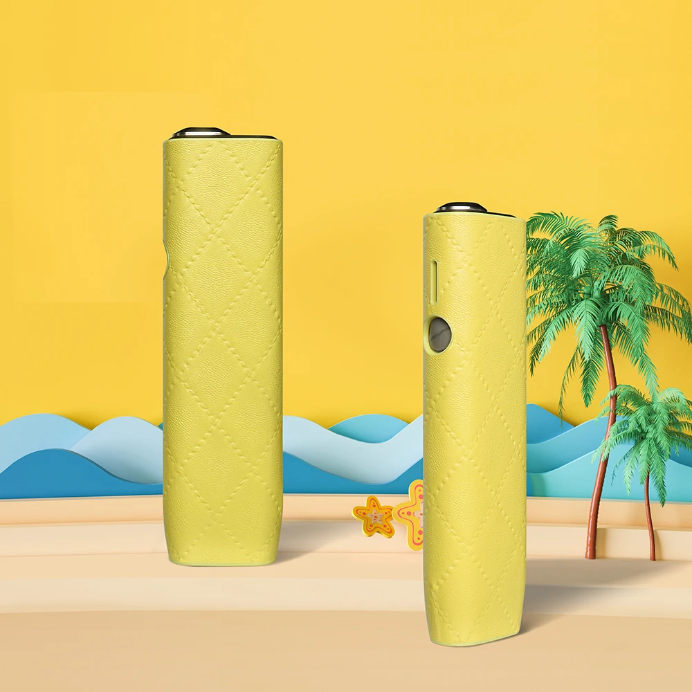 JINXINGCHENG piel pura colorida para IQOS ILUMA ONE funda reemplazable E caja para fumar Funda de cuero para ICOS ILUMA ONE Accesorios