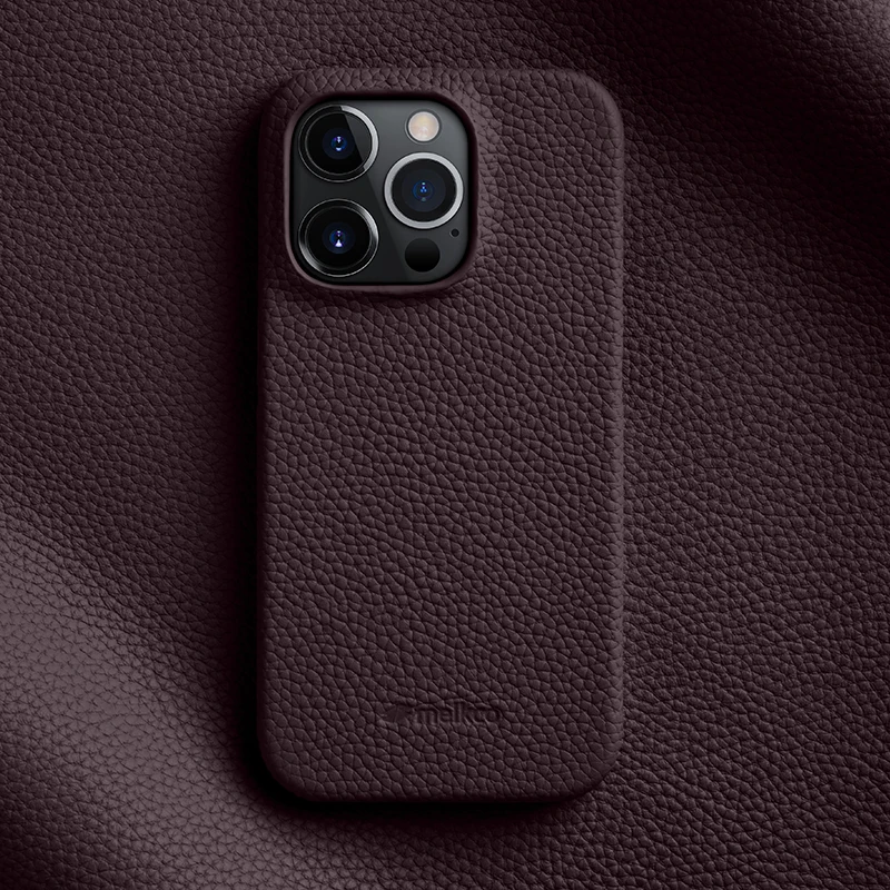7 Color Melkco Real Premium Genuine Leather Mobile Phone Case Back Snap Cover For iPhone 14 15 Pro Max iPhone15 Natural Cowhide