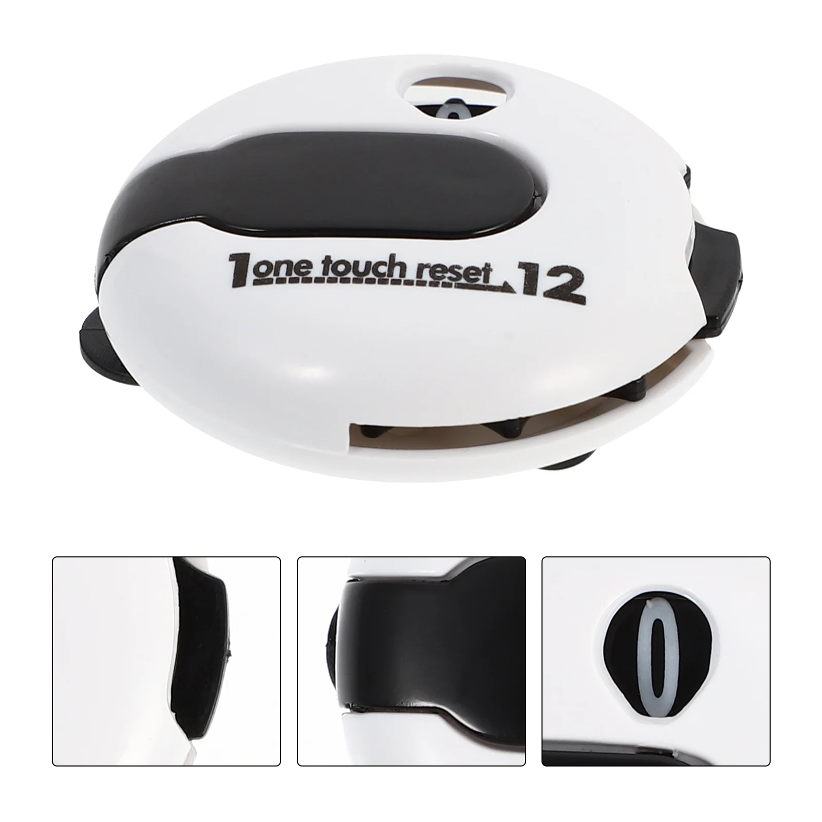 Outdoor Scoring Keeper with Clip Portable Stroke Counter (White) Score Counter Score Keeper Golfs Scoring Device