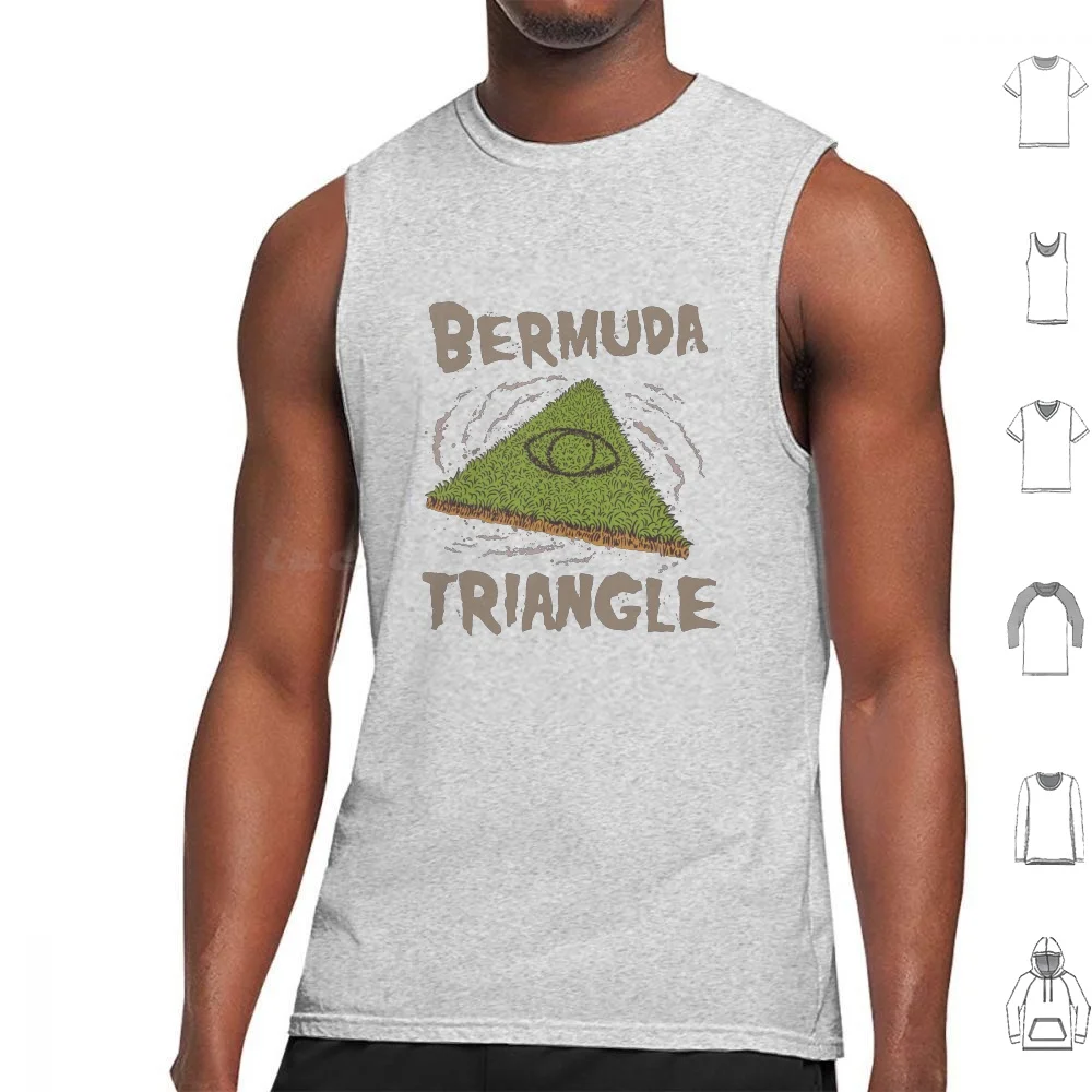 Bermuda Tank Tops Print Cotton Bermuda Nature Mystery Mysterious Funny Devils Hurricane Alley Atlantic Ocean