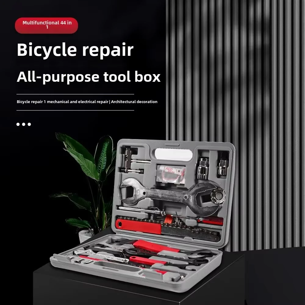 

Bike Tool Set for Cyclist Portable Mountain Bike Repair Tools Kit Bicycle Tool Kit Bike Allen Key Tool Socket Spanner 1 Set