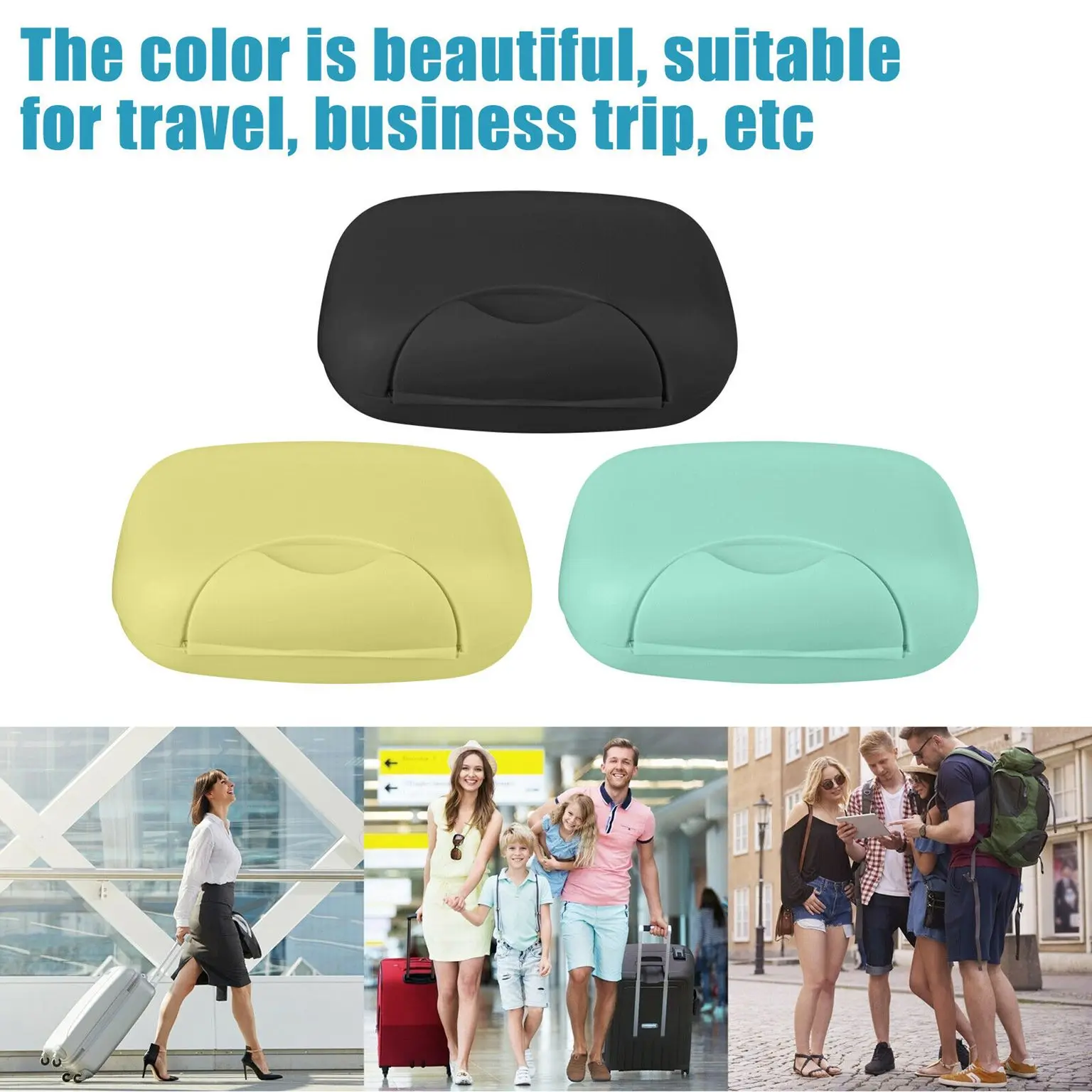 Travel Soap Box Dish Plate Case Plastic Case Holder Container Wash Shower Home Shower Lid Sealed Bathroom Sealed Soap Case