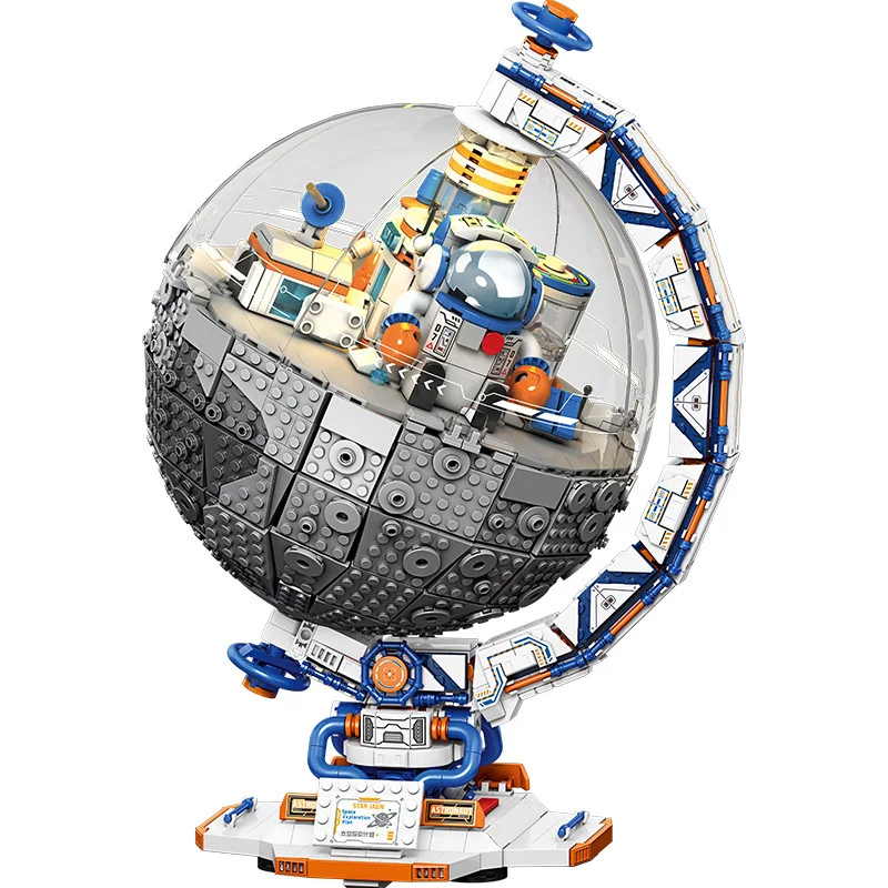 

Технический конструктор-модель: Солнечная система (MOC), развивающий конструктор для детей, подарок на день рождения, модель C