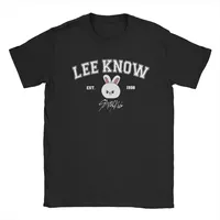 Awesome Lee Know 1998 Kpop T-Shirt for Women Crewneck T Shirt Short Sleeve Tees Birthday Present Clothing