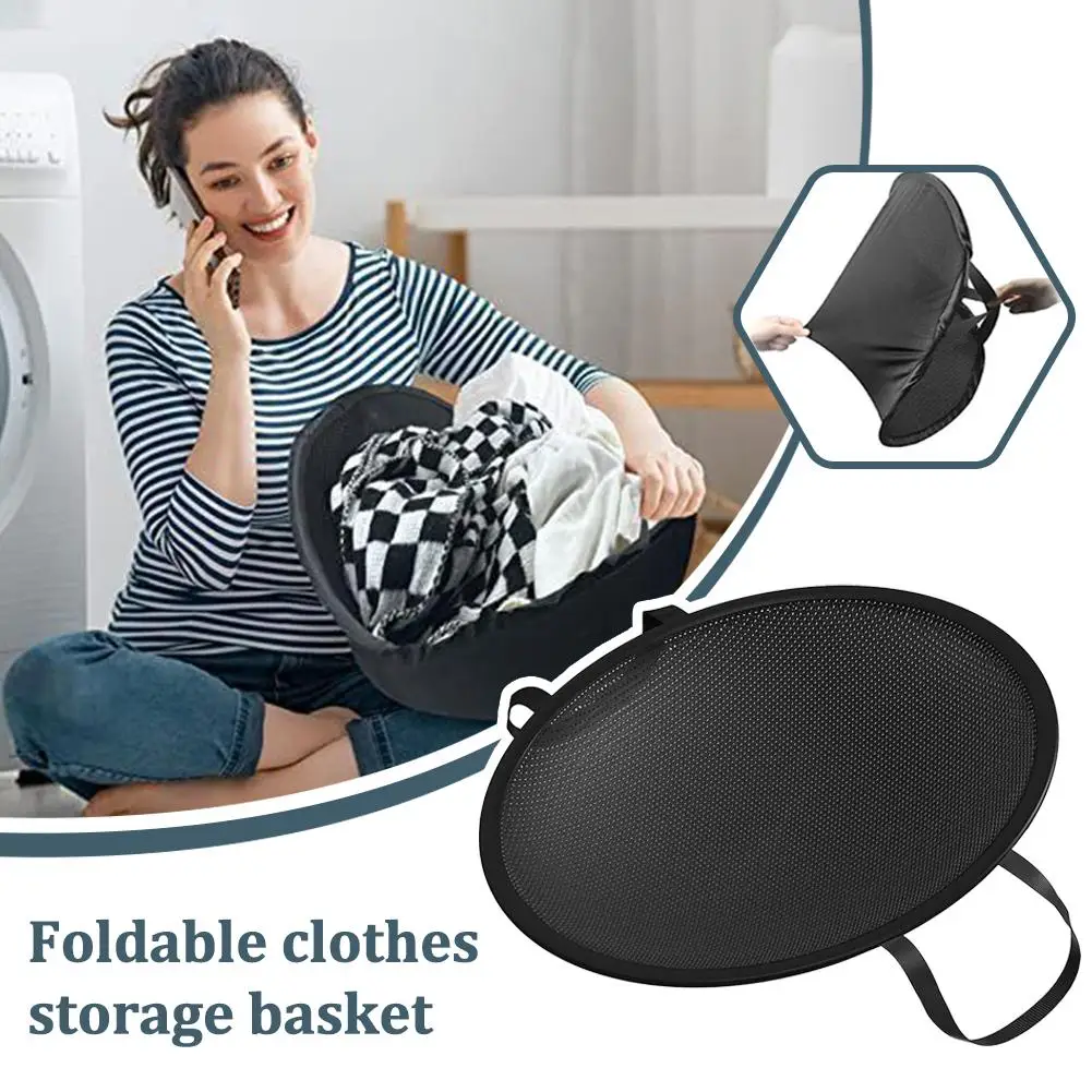 

Foldable Laundry New Fine Nylon Fabric up Storage Dirty Cloth Basket For Laundry Drying Portable And Easy To Clean Laundry