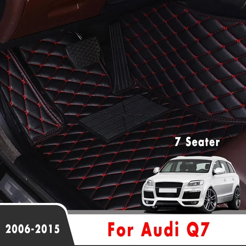 For Audi Q7 2015 2014 2013 2012 2011 2010 2009 2008 2007 2006 (7 Seater) Car Floor Mats Accessories Styling Carpets Protect Rugs