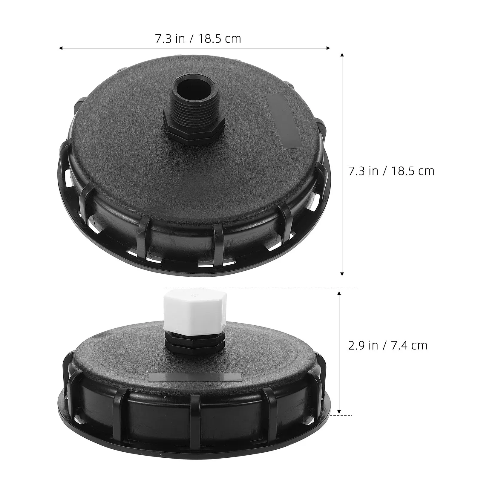 Ibc Drum Plastic Lid Dn150 Hole Bucket Cover Barrel Replacement Sealing Cap for Tote Tank Bucket Lid view 4