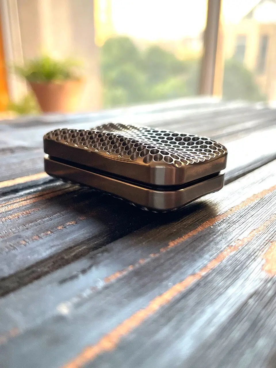 Used EDC Titanium Zirconium Version VERKK COTEL Three-stage Coral Cluster Push Brand EDC Decompression Toy
